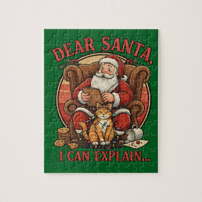 Dear Santa I Can Explain Puzzle (Vertikal)