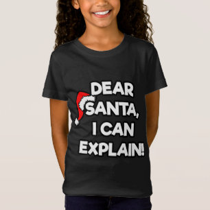 DEAR SANTA ICH KANN FREUEN Spaß Quo ERKLÄREN T-Shirt