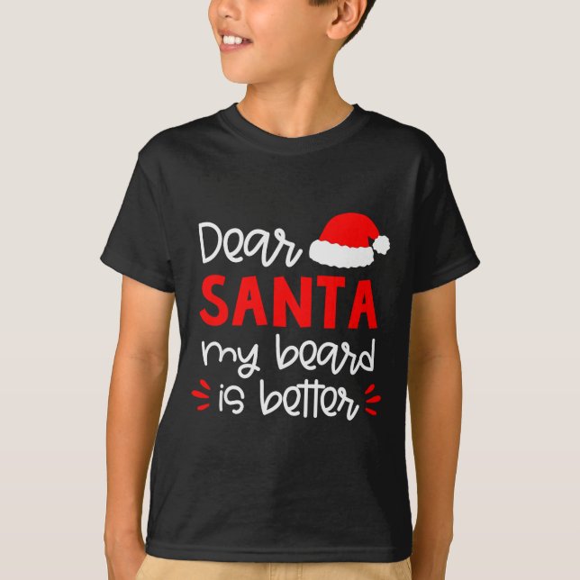 Dear Santa Shirt Funny Matching Family Christmas P (Vorderseite)