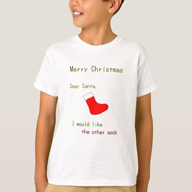 Dear Santa T-Shirt (Vorderseite)