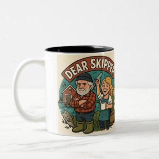Dear Skipper Mug Zweifarbige Tasse