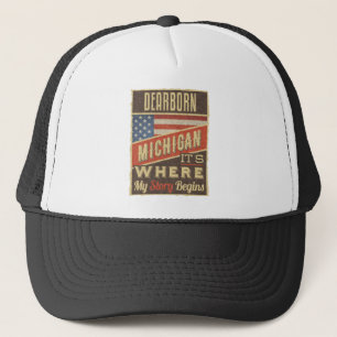 Dearborn Michigan Truckerkappe