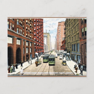 Dearborn Street, Chicago, Illinois 1911 Foto, Postkarte