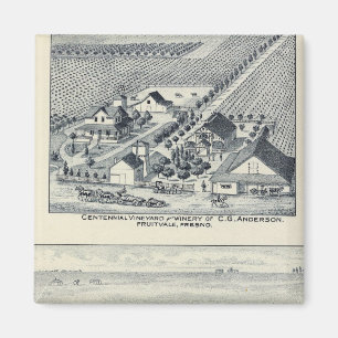 Deardorff and Centennial Vineyards, Kalifornien Magnet