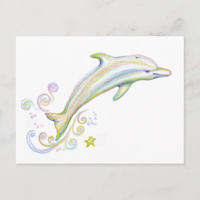 Dearest Dolphin Postkarte (Vorderseite)