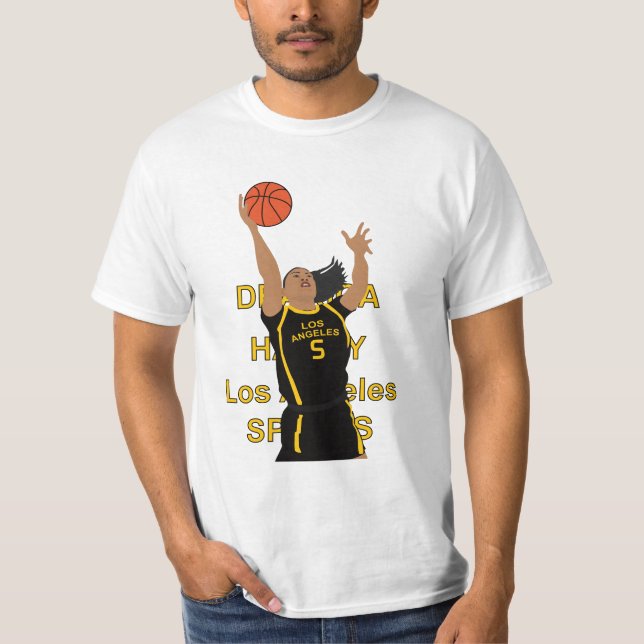 Dearica Hamby spielt Basketball T-Shirt (Vorderseite)
