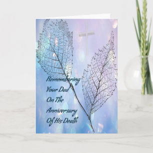 Death Anniversary Card for Dad Karte