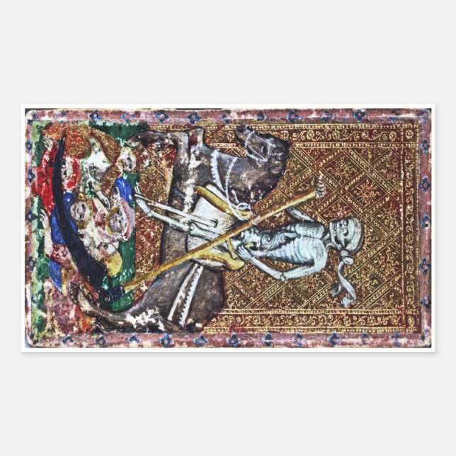 Death Card Aufkleber (Vorderseite)