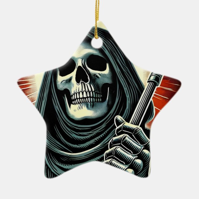 death character illustration keramik ornament (Vorne)