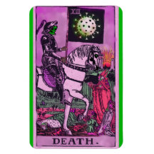 Death Coronavirus Tarot Card