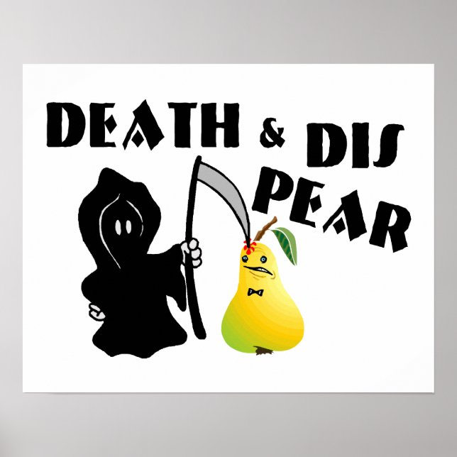 Death & Dis Pear Poster (Vorne)