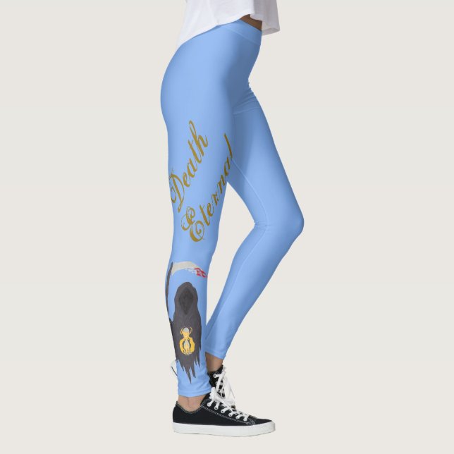 Death Eternal (mit Text) Leggings (Rechts)