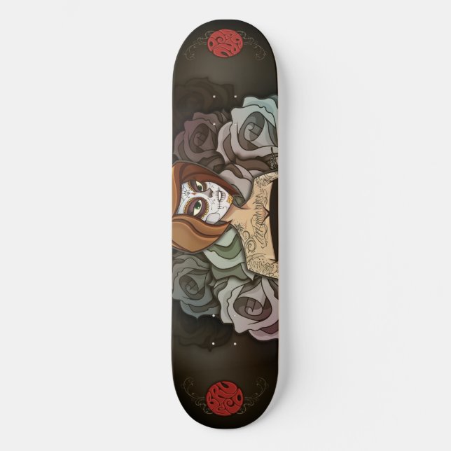 Death Frau Skateboard (Vorderseite)