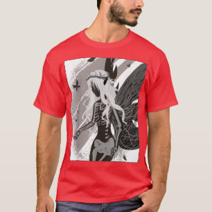 Death Goth Skeleton Fairy Ästhetik Fairywave Faec T-Shirt