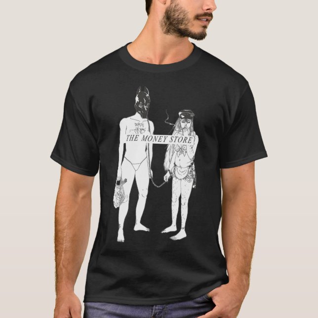 death grips the money store album cover (censored) T-Shirt (Vorderseite)