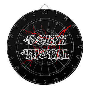 Death Metal Label Dartscheibe