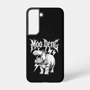 Death Metal Süßes Baby Nilpferd Moo Deng Nilpferd Samsung Galaxy Hülle