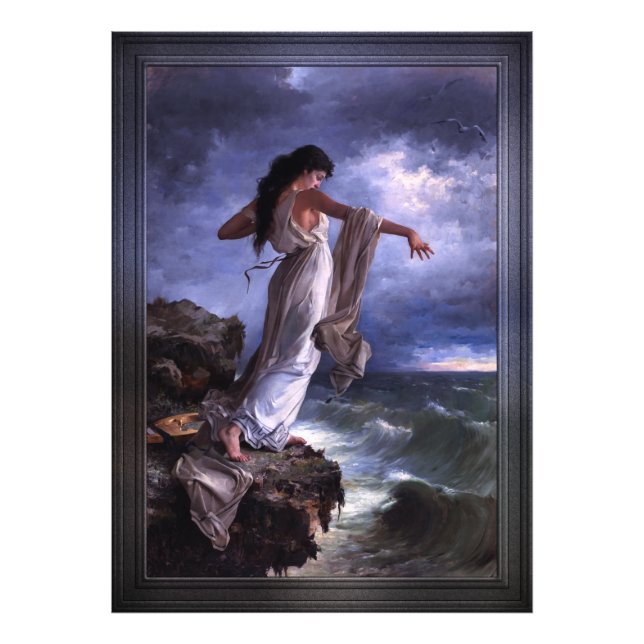 Death of Sappho by Miguel Carbonell Selva Fotodruck (Vorne)