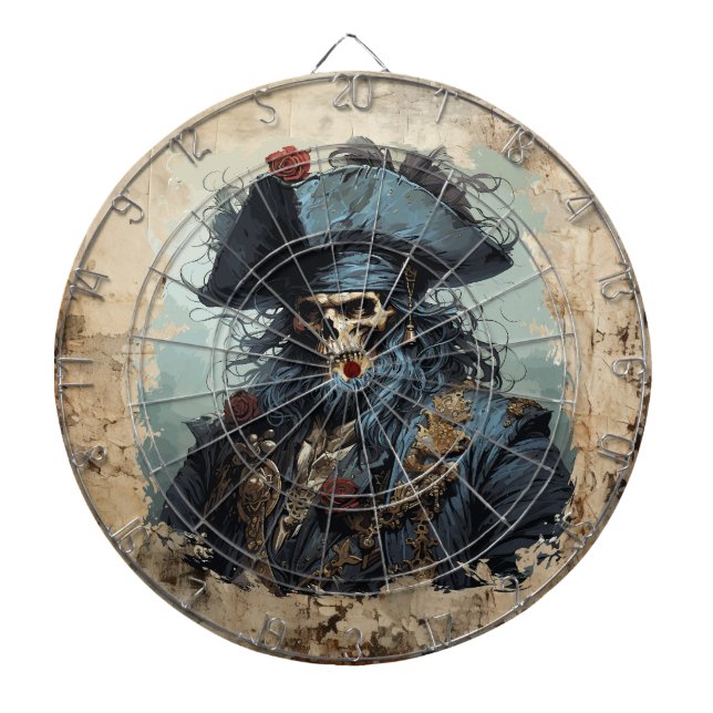 Death Pirate Dartboard Dartscheibe (vorne)