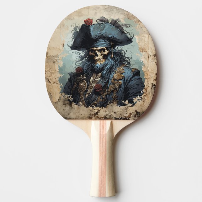 Death Pirate Ping Pong Paddle Tischtennis Schläger (Vorderseite)