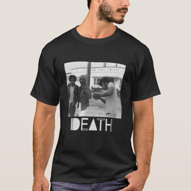 Death  protopunk band from Detroit White Logo Gift T-Shirt (Vorderseite)