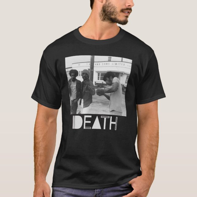 Death protopunk band from Detroit White Logo Gift T-Shirt (Vorderseite)
