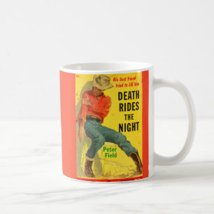 Death Rides The Night Western Buchcover Tasse