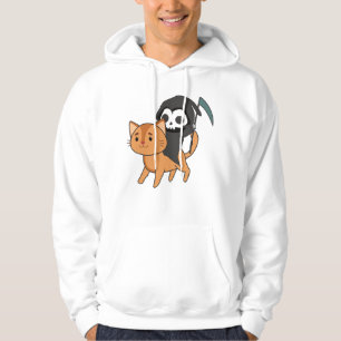 Death Riding Cat Funny - Funny Cats Hoodie