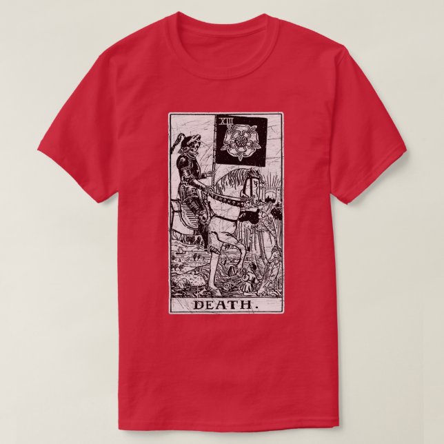 Death Tarot Card Arcana Grosses Arkana-Vermögen, g T-Shirt (Design vorne)
