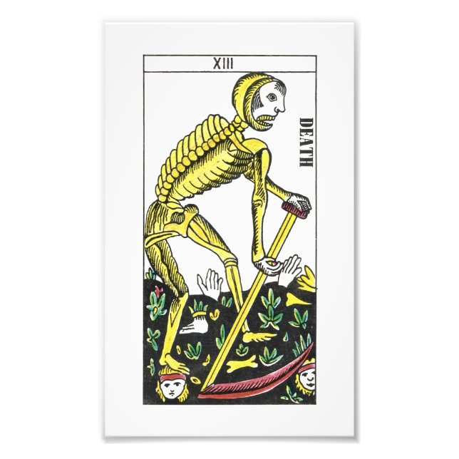 Death Tarot Card Fotodruck (Vorne)