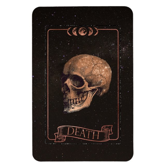 Death Tarot Card Magnet (Vertikal)