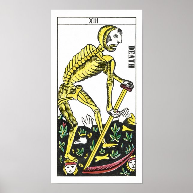 Death Tarot Card Poster (Vorne)