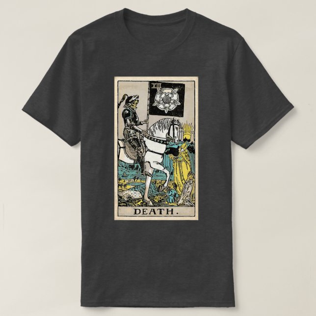 Death Tarot Card XIII T-Shirt (Design vorne)