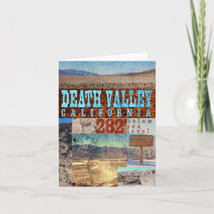 Death Valley, CA: 282' Unterseestand - Notecard Karte
