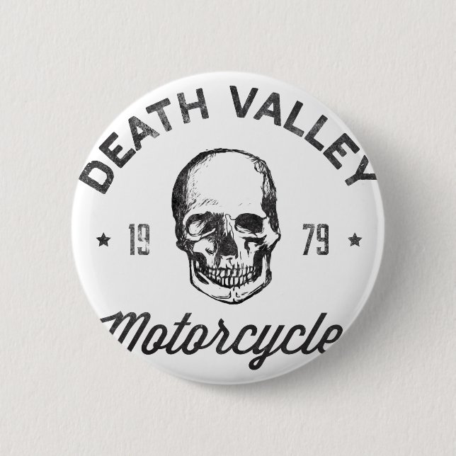 Death Valley Motorcycles Button (Vorderseite)