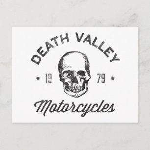 Death Valley Motorcycles Postkarte