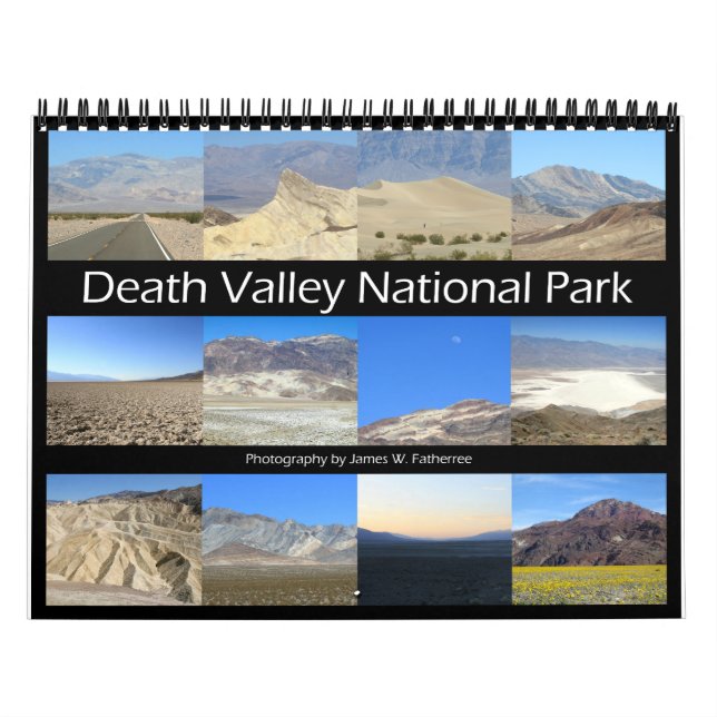 Death Valley N. P. Wall Kalender von J. Vater. (Titelbild)