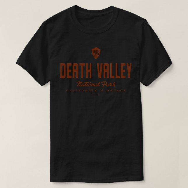 Death Valley National Park 1994 Arrowhead Brown T-Shirt (Design vorne)