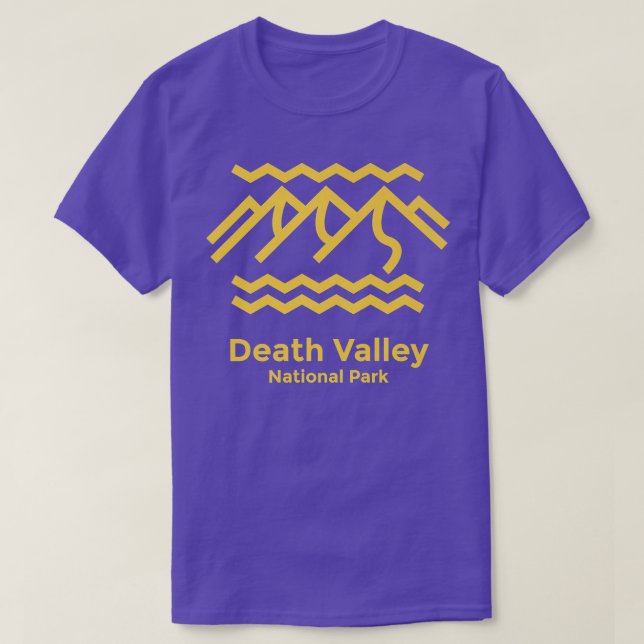 Death Valley National Park California Retro Graphi T-Shirt (Design vorne)