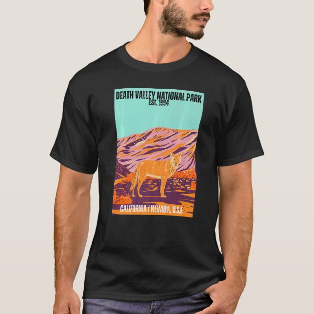 Death Valley National Park California State Souven T-Shirt (Vorderseite)