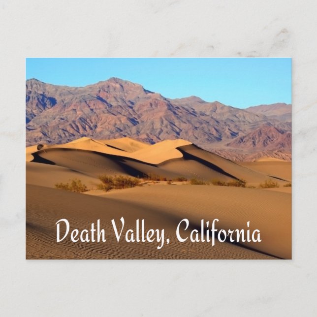 Death Valley National Park, Kalifornien Postcard Postkarte (Vorderseite)