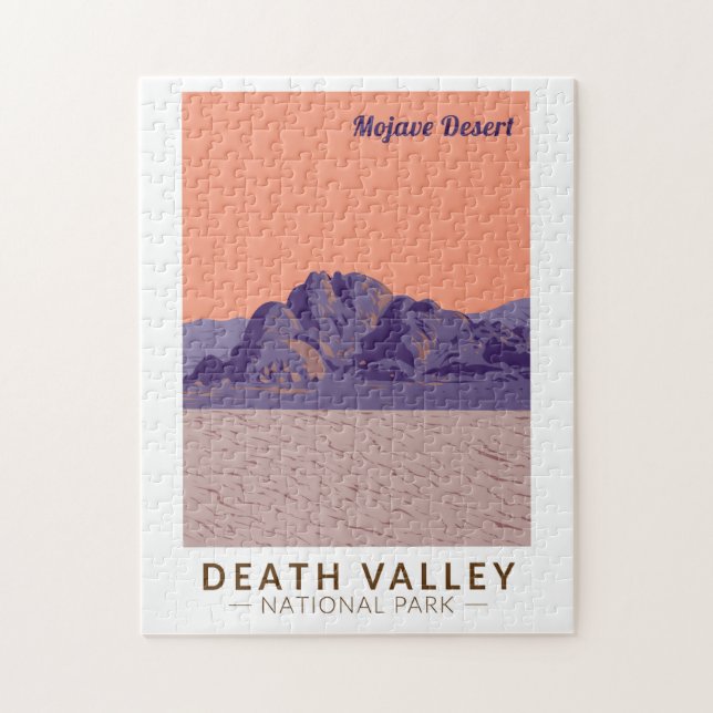 Death Valley National Park Mojave Wüste Travel Puzzle (Vertikal)
