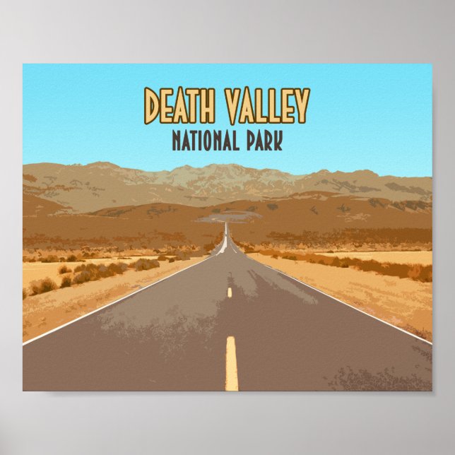 Death Valley National Park Nevada California Poster (Vorne)