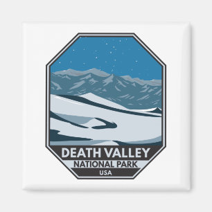 Death Valley National Park Night Sky Vintag Magnet