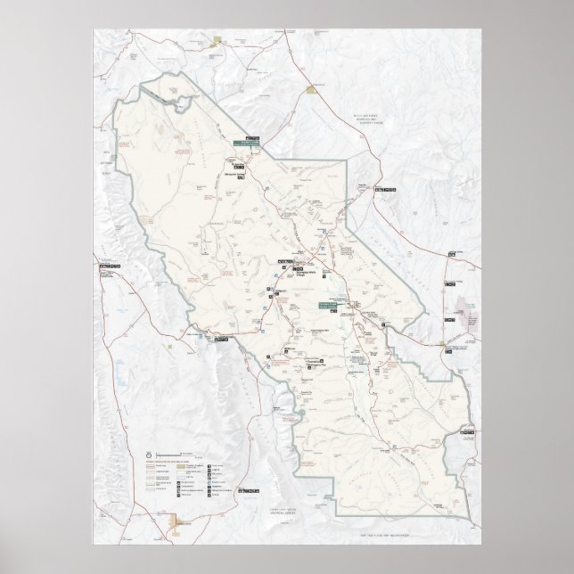 Death Valley National Park Poster (Vorne)