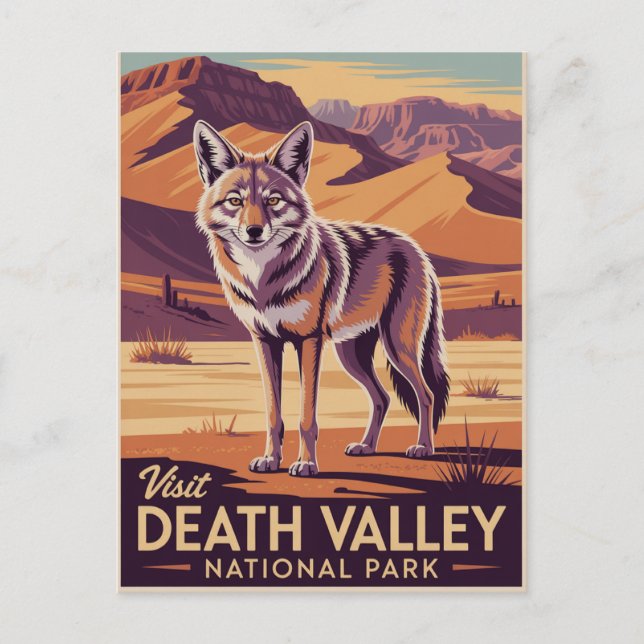 Death Valley National Park Postkarte (Vorderseite)