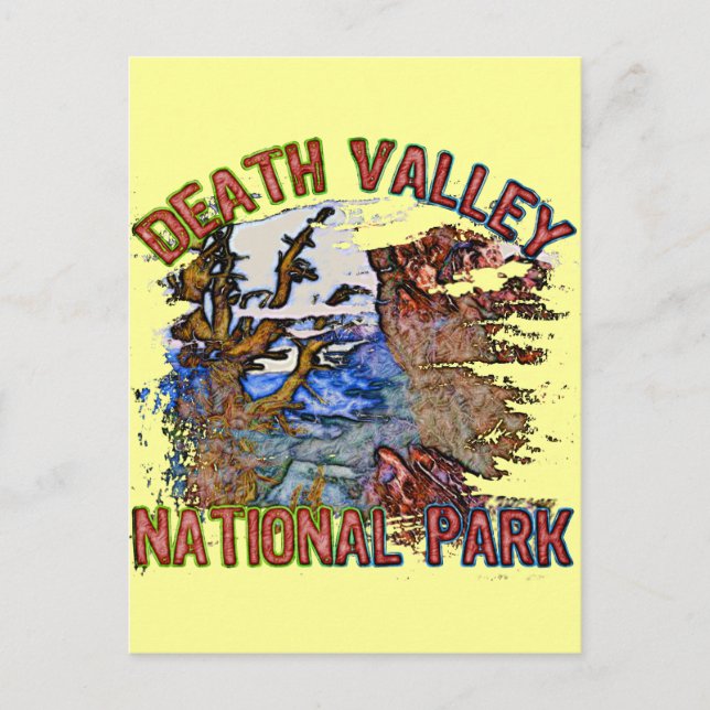 Death Valley National Park Postkarte (Vorderseite)