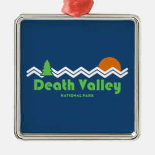 Death Valley National Park Retro Ornament Aus Metall