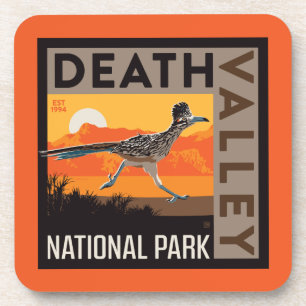 Death Valley National Park   Roadrunner Getränkeuntersetzer