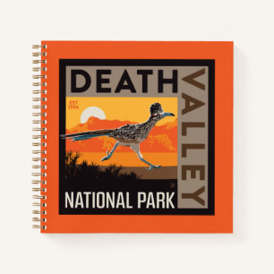 Death Valley National Park   Roadrunner Notizbuch